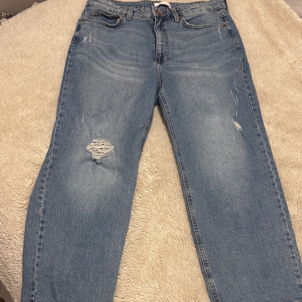 Lauren Conrad Light Blue Distressed Boyfriend Jeans